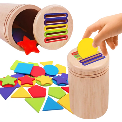 Jouet Montessori en bois – Éveil et apprentissage (2-5 ans)